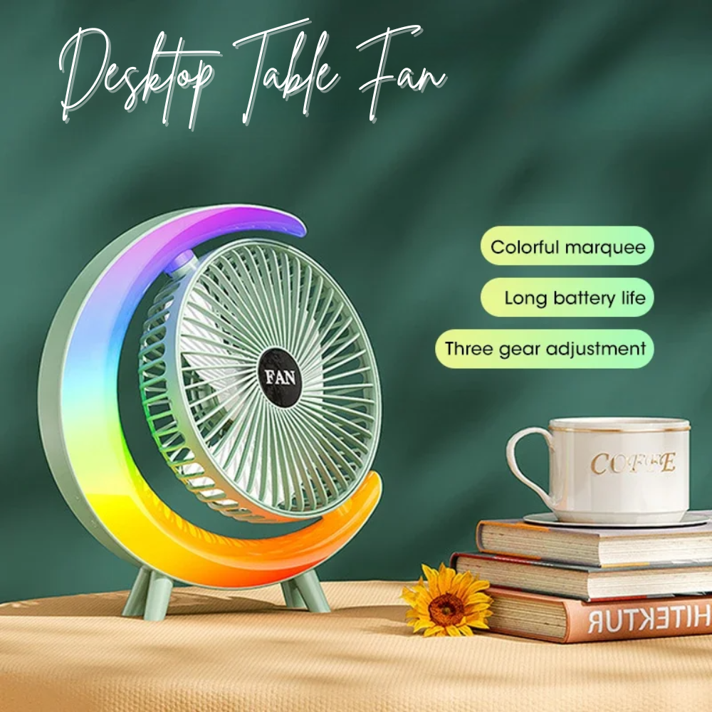 Colorful Table Fan – COD Dropshipping